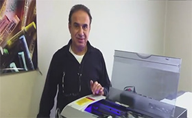 Greece,Client Mr.Spiros Tolios WER-EH4880UV ,A2 size UV led digital flatbed printer machine