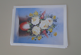 Oil Canvas printed by 2.5m (8 feet) eco solvent printer WER-ES2502