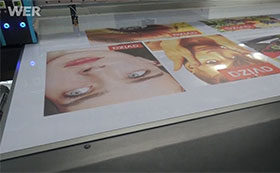 Mexican customer sample was printed by WER-G2513UV Flatbed UV Printer