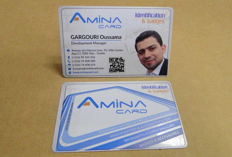 Business Name card prining sample from desktop uv printer -A2 size WER-D4880UV