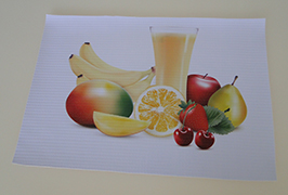 PVC banner printed by 3.2m (10 feet) eco solvent printer WER-ES3201