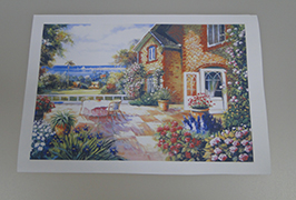 Oil Canvas printed by 2.5m (8 feet) eco solvent printer WER-ES2501