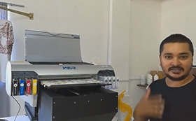 Mauritius, Client WER D4880T A2 size desktop digital printing feedback video